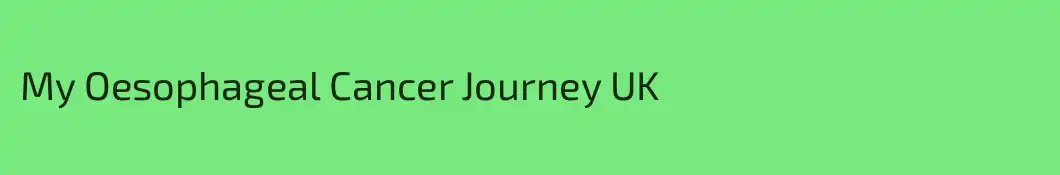 My Oesophageal Cancer Journey UK